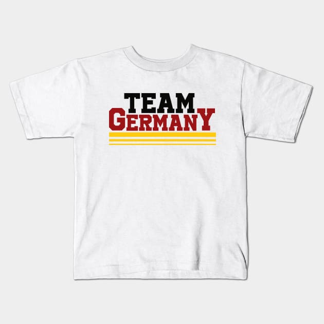 Team Germany - Summer Olympics Kids T-Shirt by Issho Ni